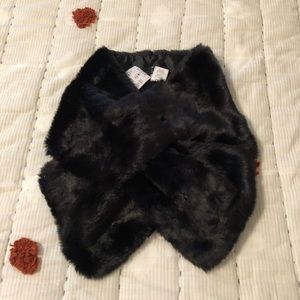 Faux Fur Stole J. crew Factory, NWT